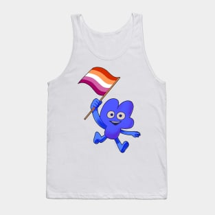 Lesbian Pride Flag Four! Tank Top